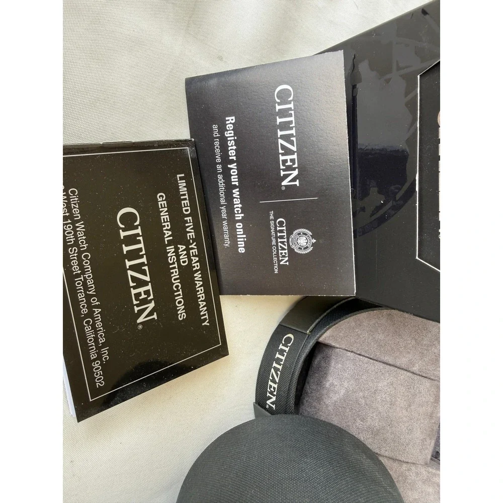 Citizen Eco-Drive Signature Collection Round Watch Box Case